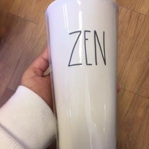 Rae Dunn ZEN Travel Coffee Tea Mug Artisan NWT